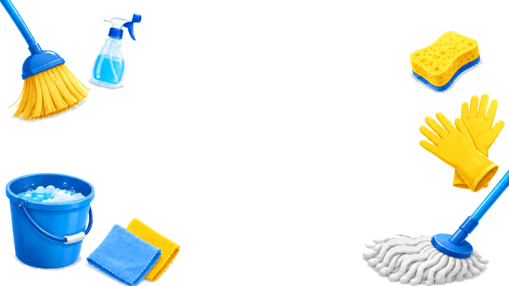 Cleaning supplies graphic