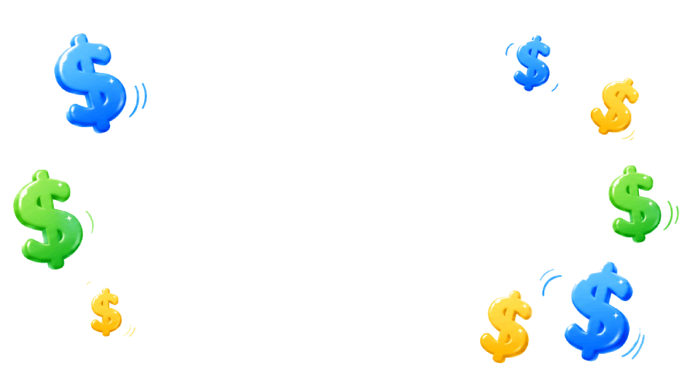 House cleaning price dollar signs graphic